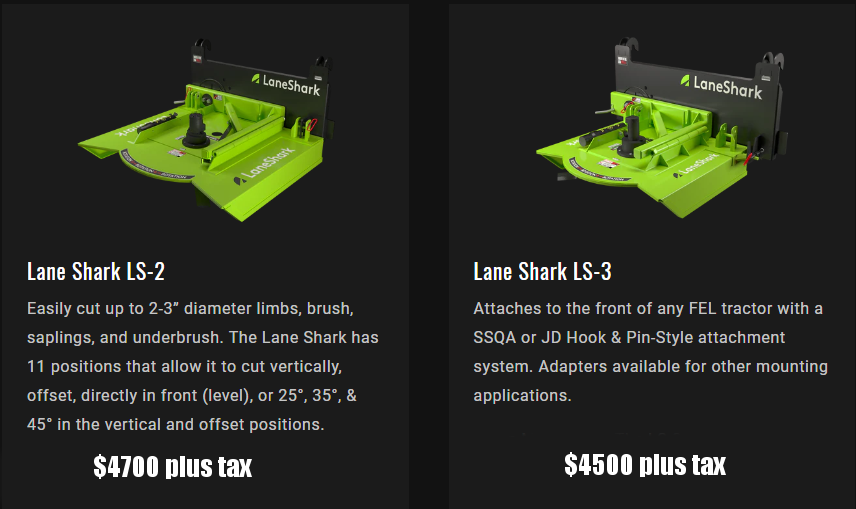 Lane Shark LS3 from $4500 plus tax